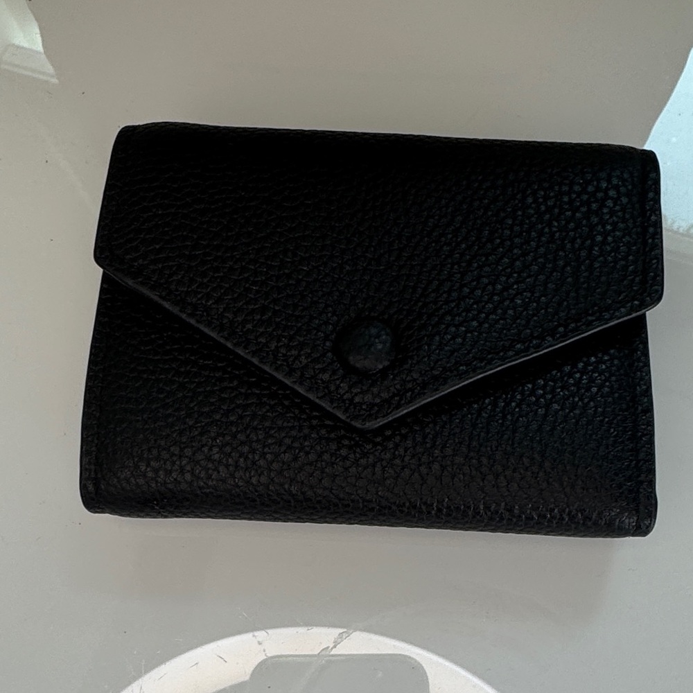 Source Unknown Black Textured Wallet